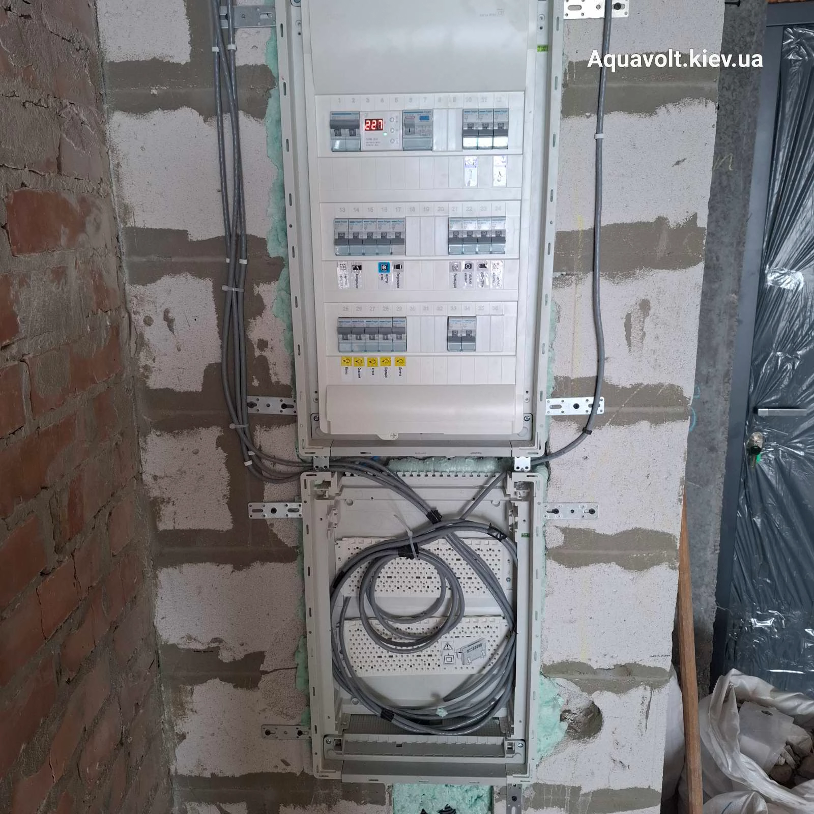 Монтаж щитової в новобудові